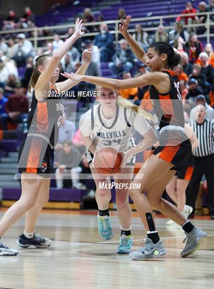 Thumbnail 3 in Millville vs. Benton (PIAA District 4 Class A Semifinal) photogallery.