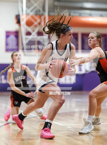 Thumbnail 2 in Millville vs. Benton (PIAA District 4 Class A Semifinal) photogallery.