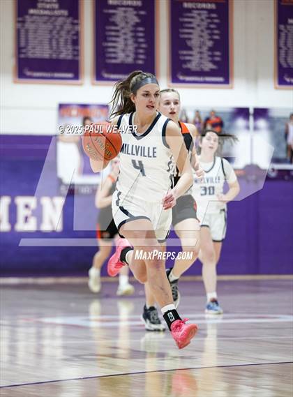 Thumbnail 3 in Millville vs. Benton (PIAA District 4 Class A Semifinal) photogallery.