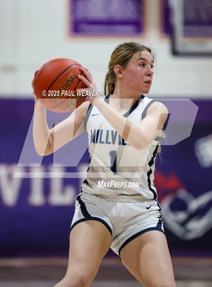 Thumbnail 1 in Millville vs. Benton (PIAA District 4 Class A Semifinal) photogallery.