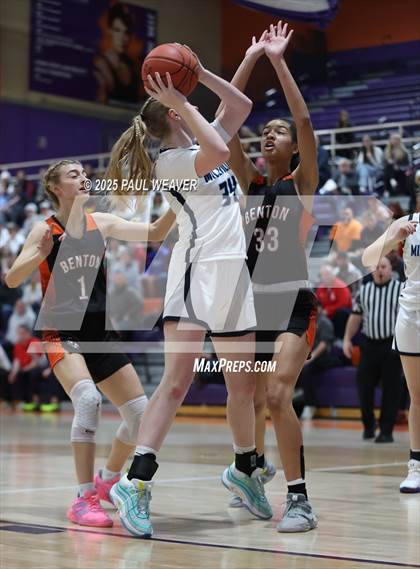 Thumbnail 3 in Millville vs. Benton (PIAA District 4 Class A Semifinal) photogallery.