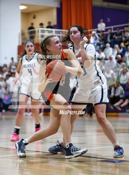Thumbnail 2 in Millville vs. Benton (PIAA District 4 Class A Semifinal) photogallery.