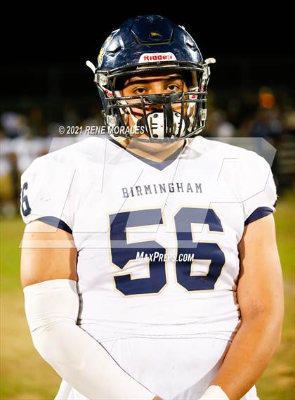 Thumbnail 1 in Birmingham vs Lincoln (CIF LACS Round 1 Open Division Playoff) photogallery.