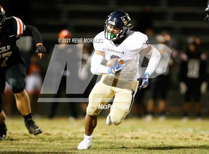 Thumbnail 1 in Birmingham vs Lincoln (CIF LACS Round 1 Open Division Playoff) photogallery.