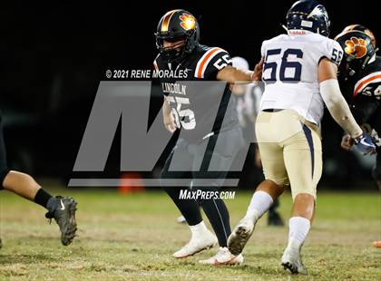 Thumbnail 1 in Birmingham vs Lincoln (CIF LACS Round 1 Open Division Playoff) photogallery.