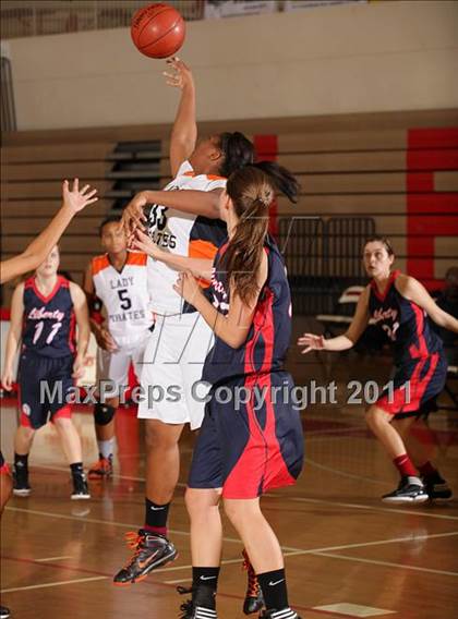 Thumbnail 3 in Pittsburg vs. Liberty (West Coast Holiday Classic) photogallery.
