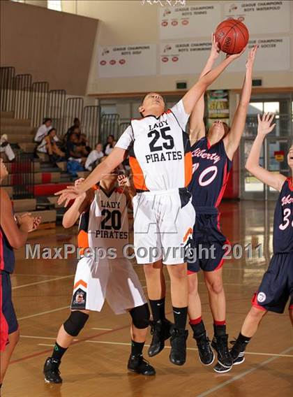 Thumbnail 2 in Pittsburg vs. Liberty (West Coast Holiday Classic) photogallery.