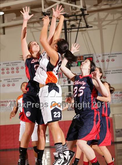 Thumbnail 3 in Pittsburg vs. Liberty (West Coast Holiday Classic) photogallery.