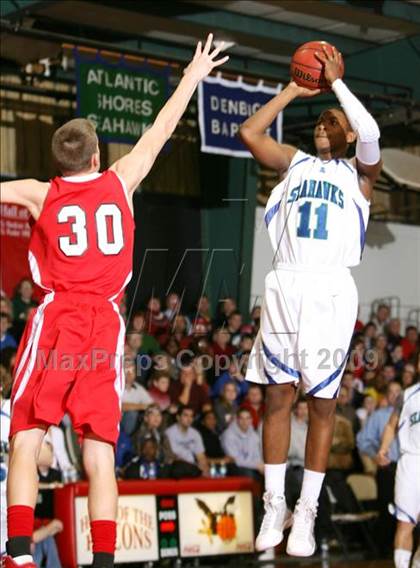 Thumbnail 3 in Isle of Wight Academy vs. Atlantic Shores Christian (Metro Conference Final) photogallery.