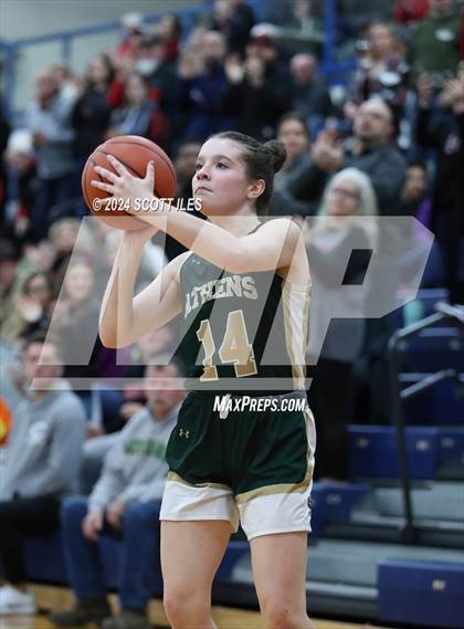 Thumbnail 2 in Athens vs. Circleville (OHSAA D2 District Semifinal) photogallery.