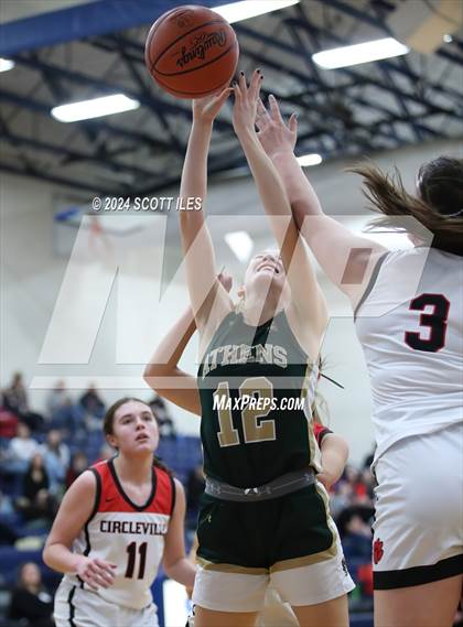 Thumbnail 2 in Athens vs. Circleville (OHSAA D2 District Semifinal) photogallery.