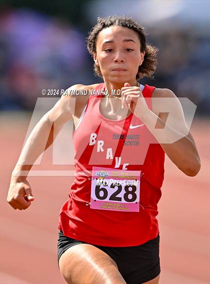 Thumbnail 1 in IHSAA Finals (100 Meter)  photogallery.