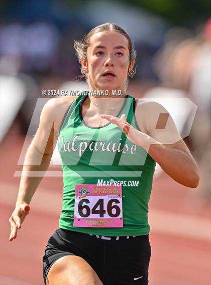 Thumbnail 1 in IHSAA Finals (100 Meter)  photogallery.
