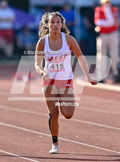 Thumbnail 2 in IHSAA Finals (100 Meter)  photogallery.