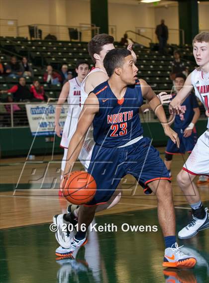 Thumbnail 1 in McKinney North vs. Marcus (Prosper Tournament) photogallery.