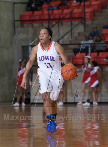 Thumbnail 1 in Bowie vs. Duncanville (UIL 5A Region 1 Semifinal Playoff) photogallery.