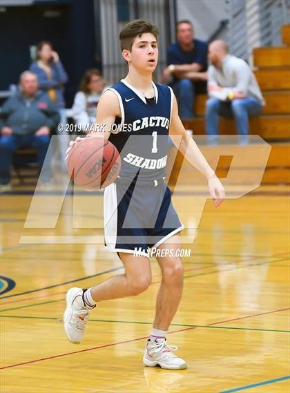 Thumbnail 2 in Ironwood vs. Cactus Shadows (Sunnyslope Hoopsgiving Tournament) photogallery.