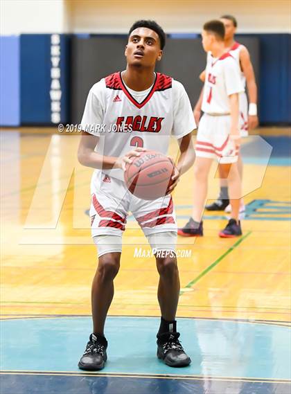 Thumbnail 3 in Ironwood vs. Cactus Shadows (Sunnyslope Hoopsgiving Tournament) photogallery.