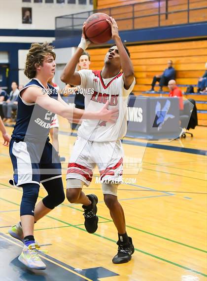 Thumbnail 3 in Ironwood vs. Cactus Shadows (Sunnyslope Hoopsgiving Tournament) photogallery.
