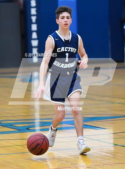 Thumbnail 1 in Ironwood vs. Cactus Shadows (Sunnyslope Hoopsgiving Tournament) photogallery.