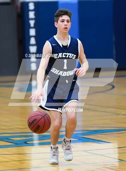 Thumbnail 3 in Ironwood vs. Cactus Shadows (Sunnyslope Hoopsgiving Tournament) photogallery.