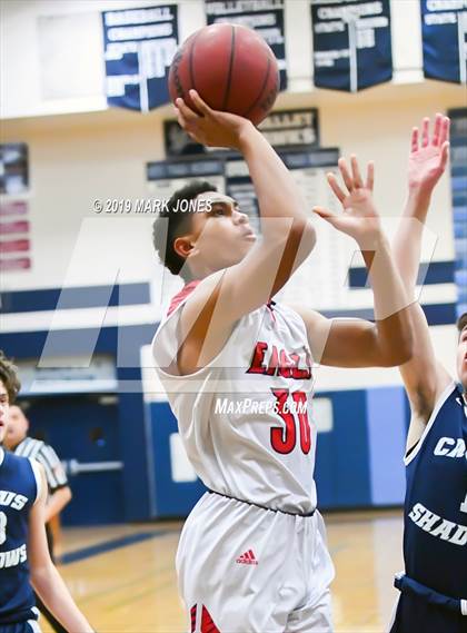 Thumbnail 2 in Ironwood vs. Cactus Shadows (Sunnyslope Hoopsgiving Tournament) photogallery.
