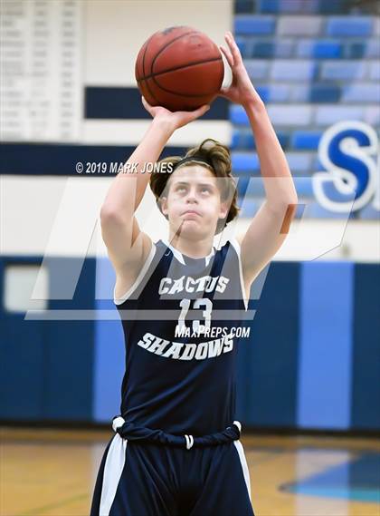 Thumbnail 3 in Ironwood vs. Cactus Shadows (Sunnyslope Hoopsgiving Tournament) photogallery.