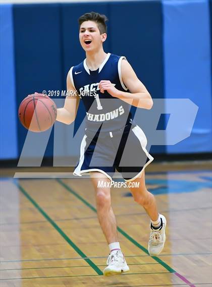 Thumbnail 1 in Ironwood vs. Cactus Shadows (Sunnyslope Hoopsgiving Tournament) photogallery.