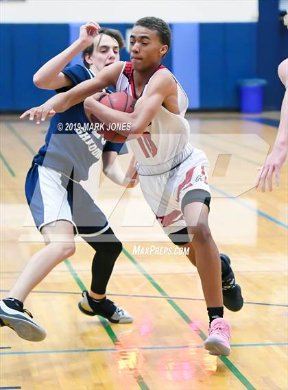 Thumbnail 3 in Ironwood vs. Cactus Shadows (Sunnyslope Hoopsgiving Tournament) photogallery.