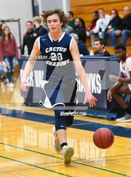 Thumbnail 1 in Ironwood vs. Cactus Shadows (Sunnyslope Hoopsgiving Tournament) photogallery.