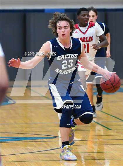 Thumbnail 3 in Ironwood vs. Cactus Shadows (Sunnyslope Hoopsgiving Tournament) photogallery.