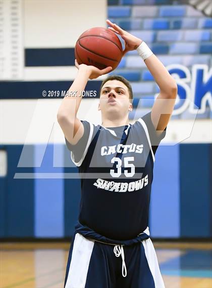 Thumbnail 2 in Ironwood vs. Cactus Shadows (Sunnyslope Hoopsgiving Tournament) photogallery.