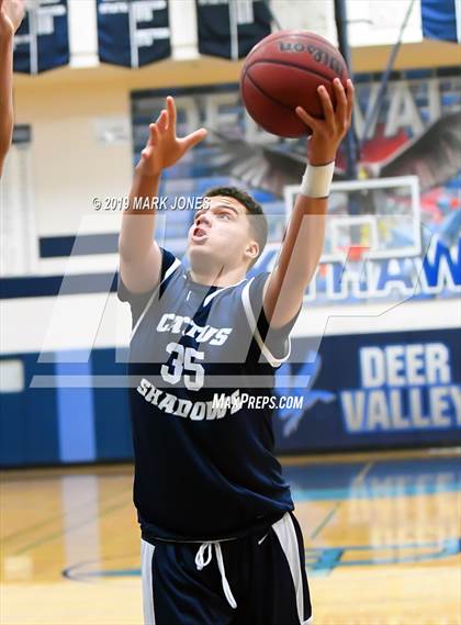 Thumbnail 3 in Ironwood vs. Cactus Shadows (Sunnyslope Hoopsgiving Tournament) photogallery.