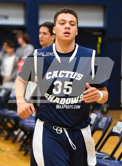 Thumbnail 3 in Ironwood vs. Cactus Shadows (Sunnyslope Hoopsgiving Tournament) photogallery.