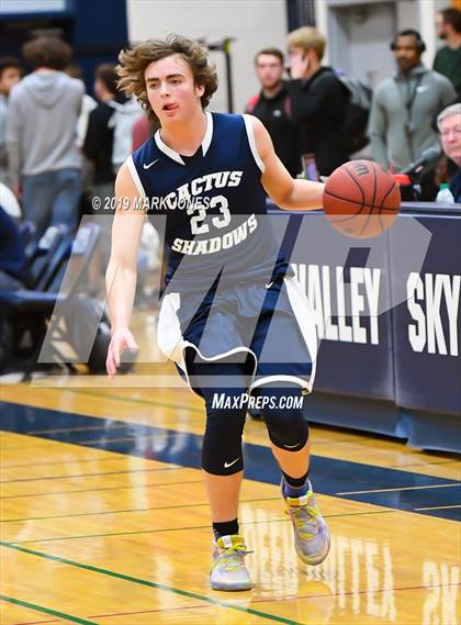 Thumbnail 1 in Ironwood vs. Cactus Shadows (Sunnyslope Hoopsgiving Tournament) photogallery.