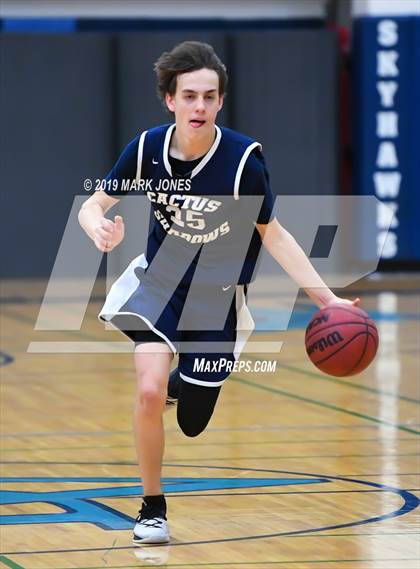 Thumbnail 3 in Ironwood vs. Cactus Shadows (Sunnyslope Hoopsgiving Tournament) photogallery.