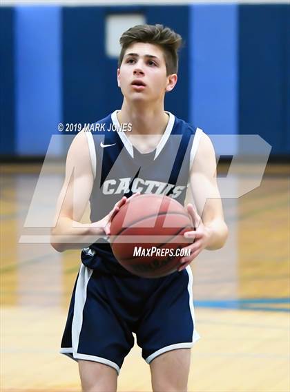 Thumbnail 1 in Ironwood vs. Cactus Shadows (Sunnyslope Hoopsgiving Tournament) photogallery.