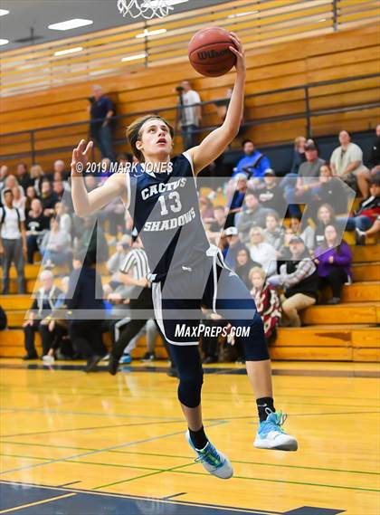 Thumbnail 3 in Ironwood vs. Cactus Shadows (Sunnyslope Hoopsgiving Tournament) photogallery.
