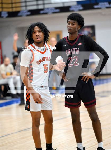 Thumbnail 1 in Umatilla vs Faith Christian (8th Annual Nathan Hayes Shootout) photogallery.