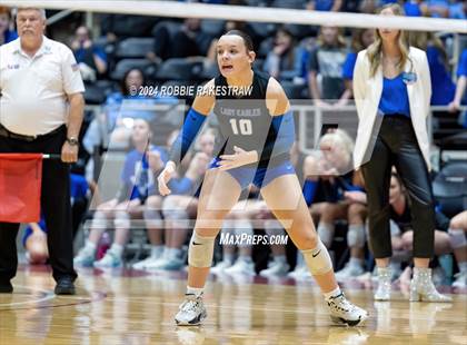 Thumbnail 2 in Bellville vs. Decatur (UIL 4A Volleyball Division I Final) photogallery.