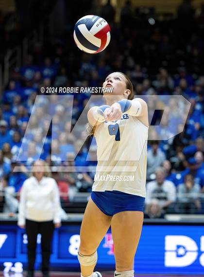 Thumbnail 1 in Bellville vs. Decatur (UIL 4A Volleyball Division I Final) photogallery.