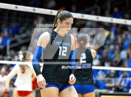 Thumbnail 3 in Bellville vs. Decatur (UIL 4A Volleyball Division I Final) photogallery.