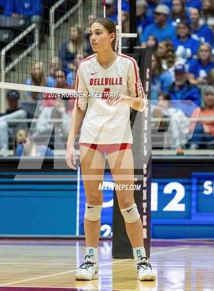 Thumbnail 2 in Bellville vs. Decatur (UIL 4A Volleyball Division I Final) photogallery.