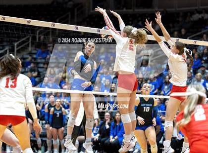 Thumbnail 1 in Bellville vs. Decatur (UIL 4A Volleyball Division I Final) photogallery.