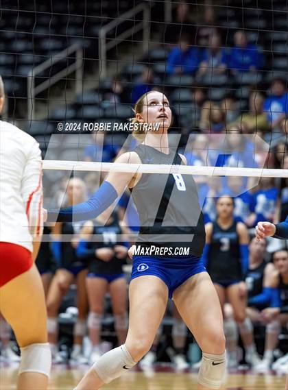 Thumbnail 2 in Bellville vs. Decatur (UIL 4A Volleyball Division I Final) photogallery.