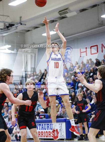 Thumbnail 1 in Steamboat Springs vs Centaurus (CHSAA 4A Sweet 16) photogallery.