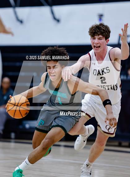 Thumbnail 1 in Oaks Christian vs Providence (The Warrior Tip-Off Classic) photogallery.