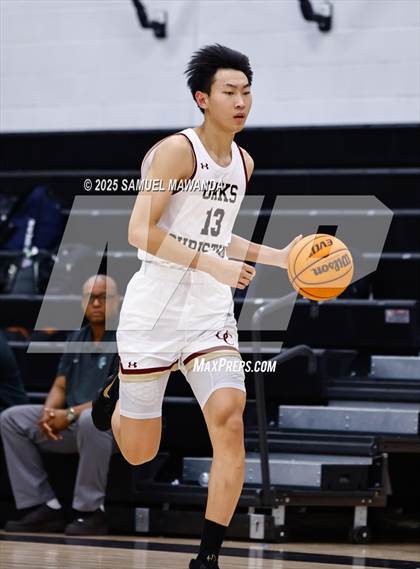 Thumbnail 1 in Oaks Christian vs Providence (The Warrior Tip-Off Classic) photogallery.