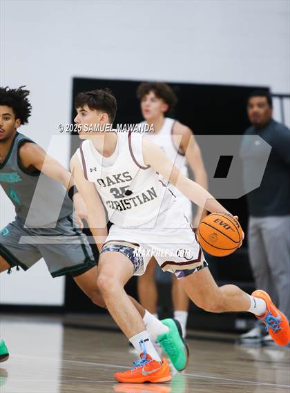 Thumbnail 3 in Oaks Christian vs Providence (The Warrior Tip-Off Classic) photogallery.