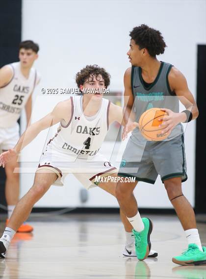Thumbnail 2 in Oaks Christian vs Providence (The Warrior Tip-Off Classic) photogallery.